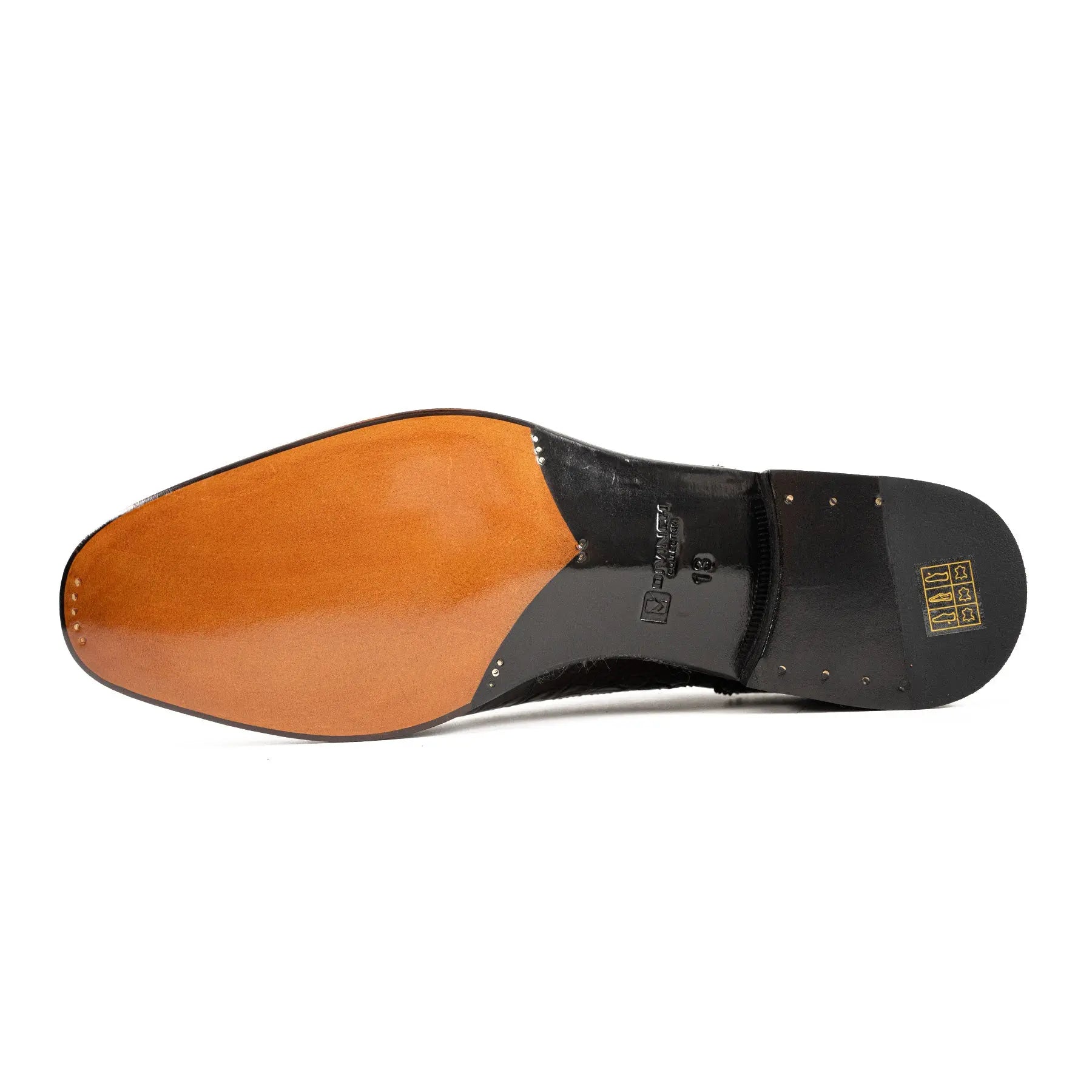 Alligator Skin Oxford Shoes Coffee DIVINCH