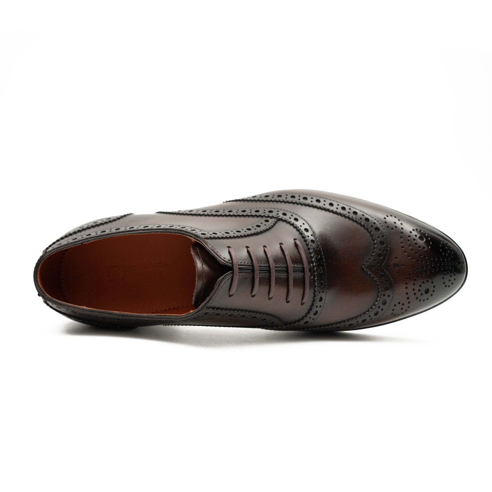 Patentleder Goodyear-Welt-Damenschuhe Braun