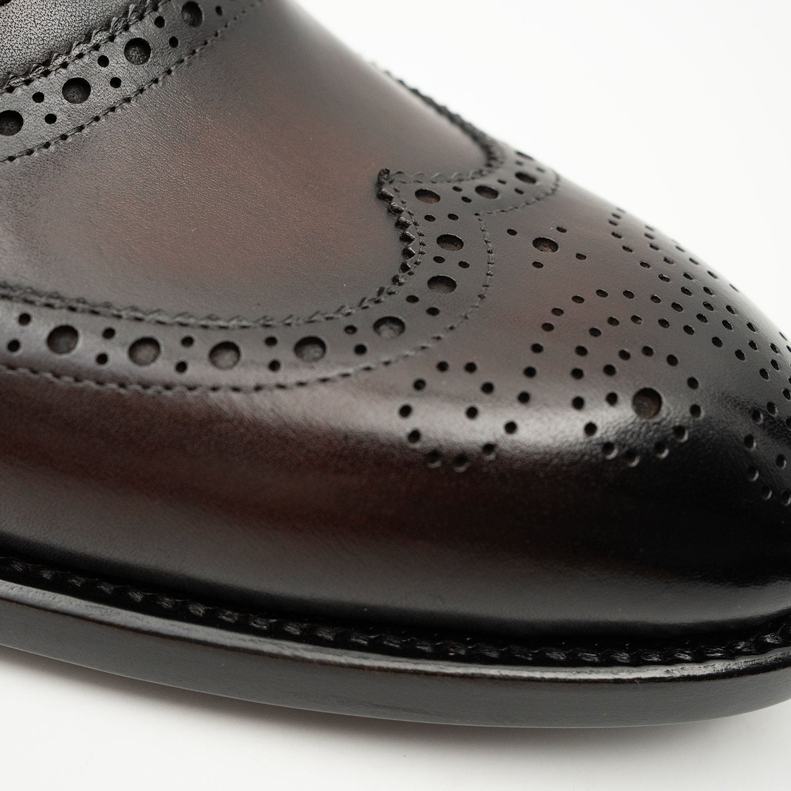 Patentleder Goodyear-Welt-Damenschuhe Braun