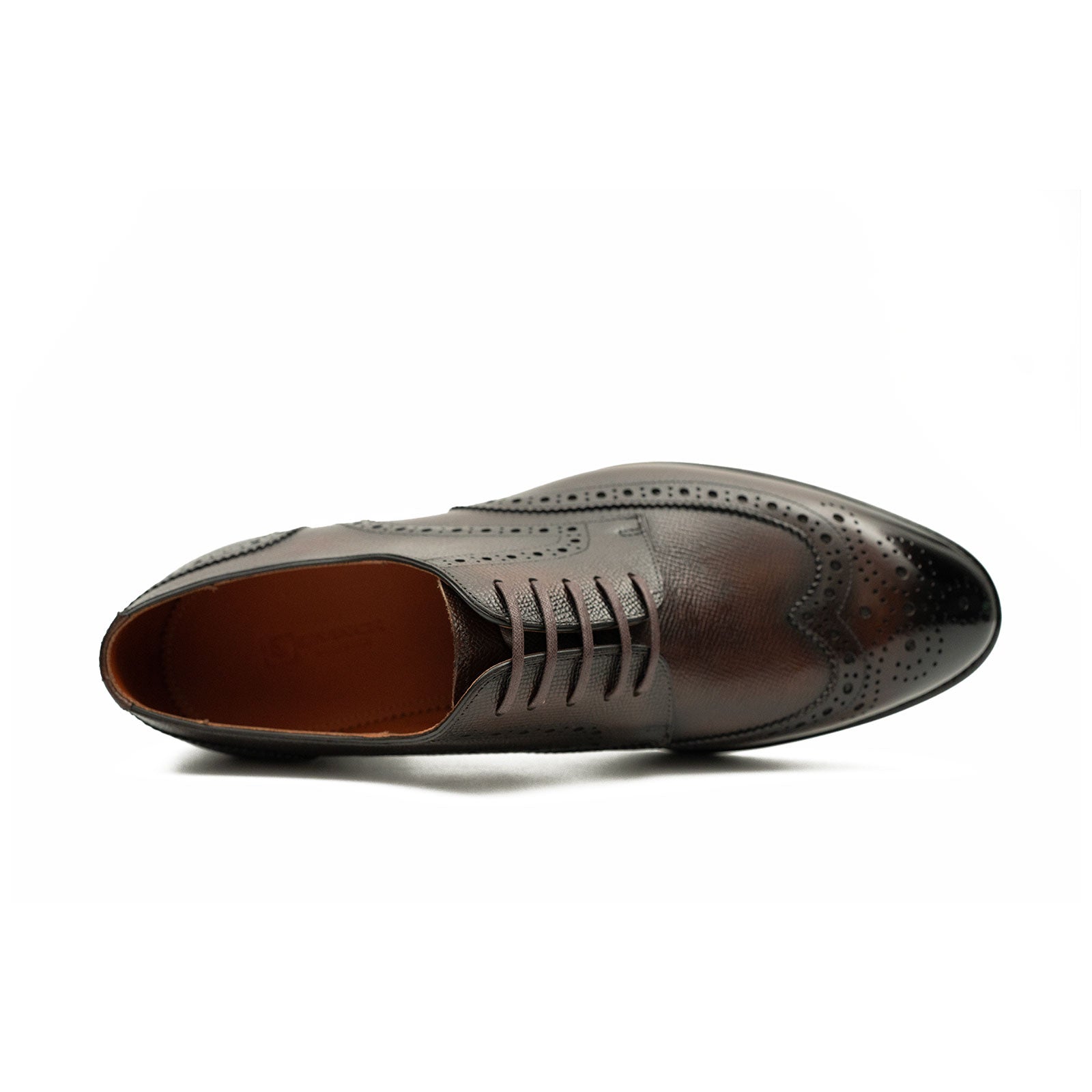 Patentleder Goodyear-Welt-Damenschuhe Braun