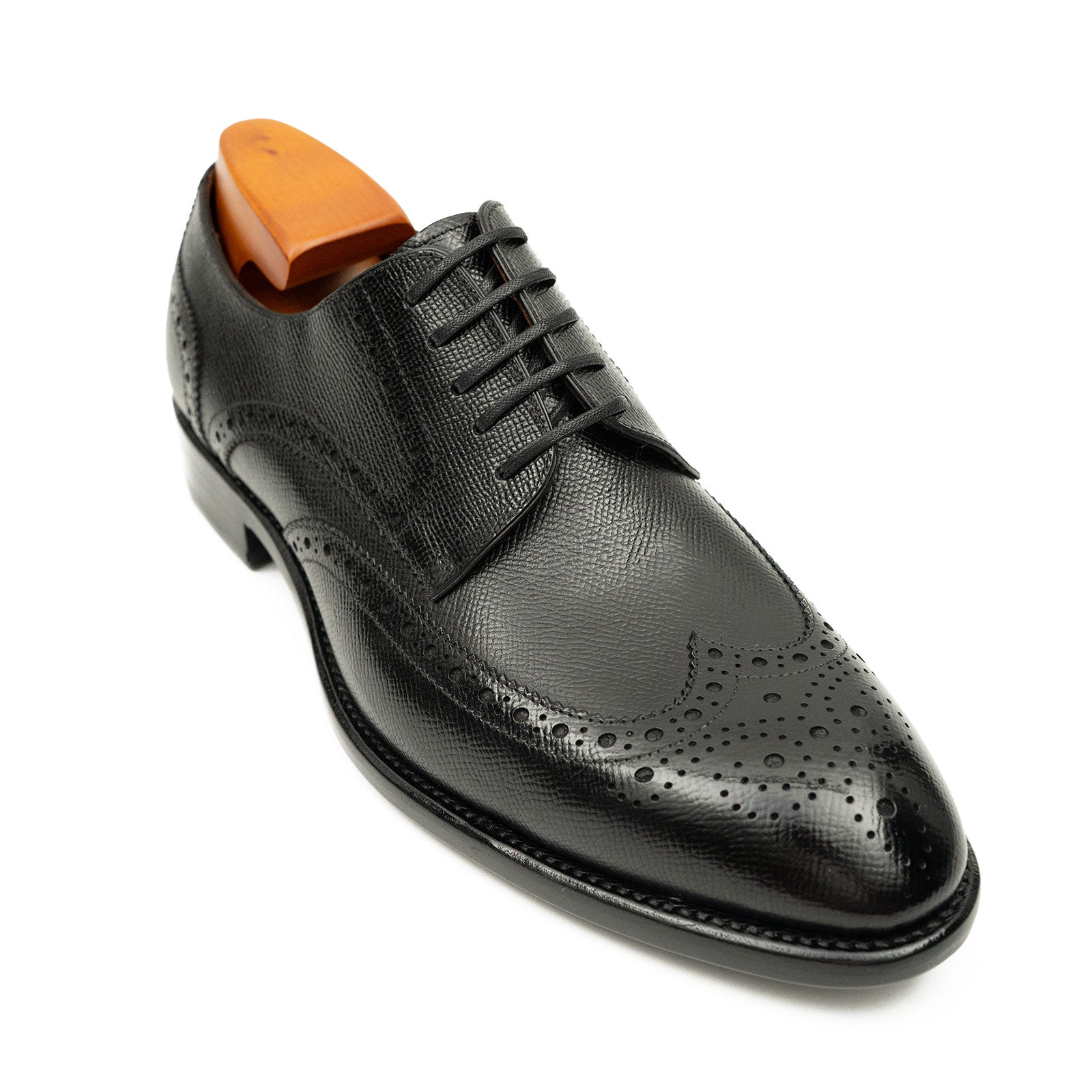 Patentleder Goodyear-Welt-Damenschuhe Braun