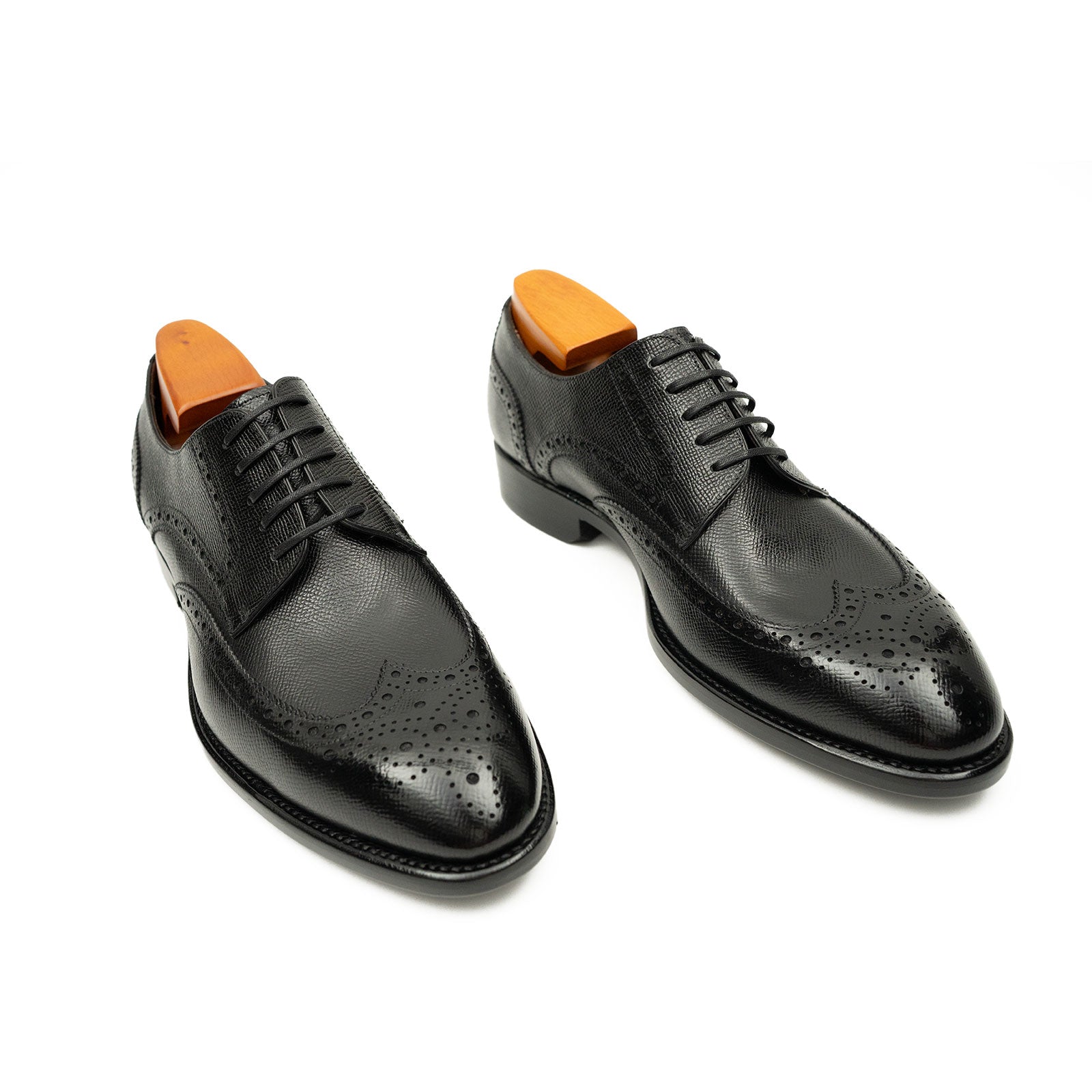 Patentleder Goodyear-Welt-Damenschuhe Braun