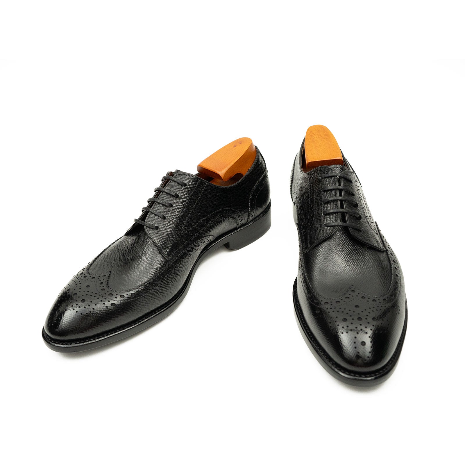 Patentleder Goodyear-Welt-Damenschuhe Braun