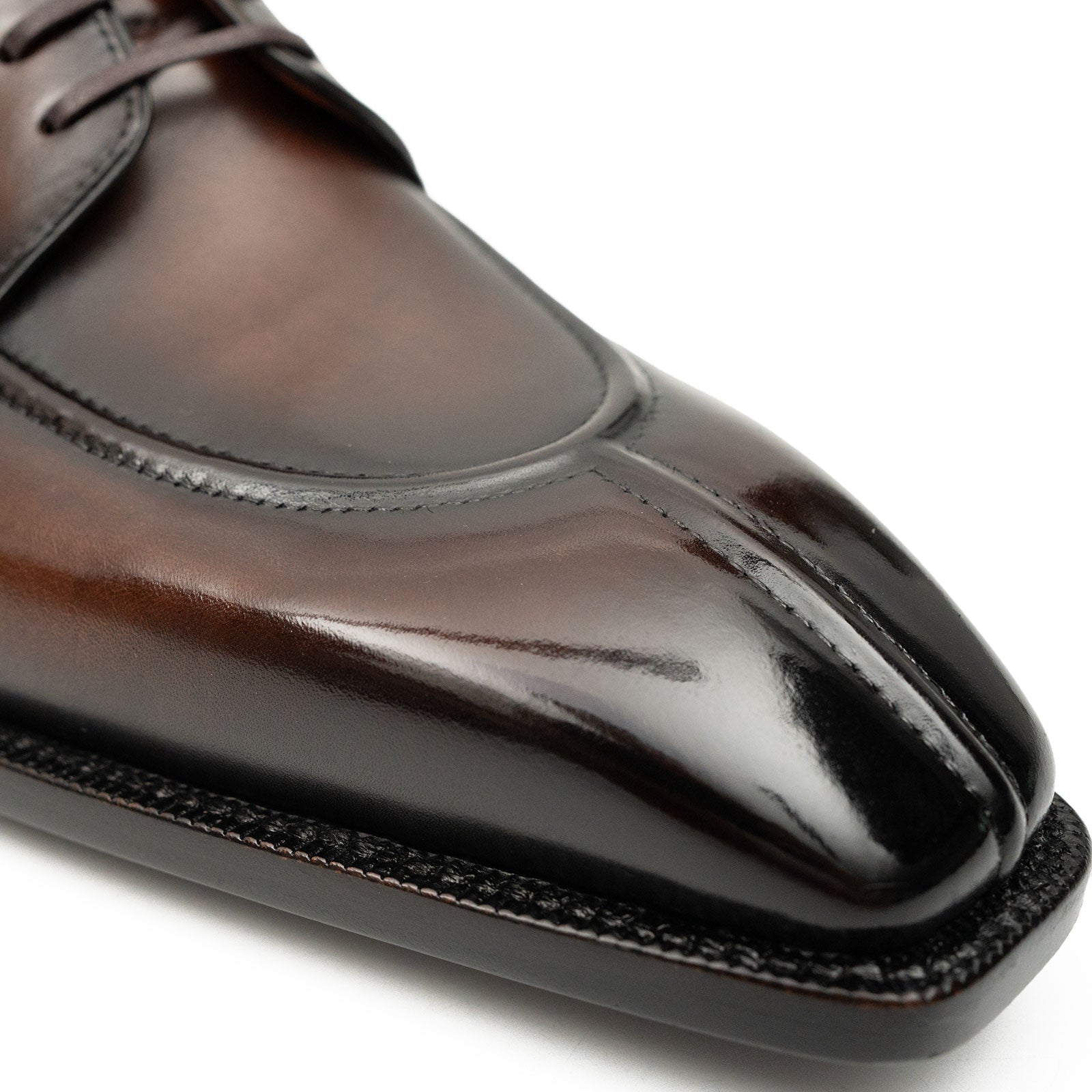 Patentleder Goodyear-Welt-Damenschuhe Braun
