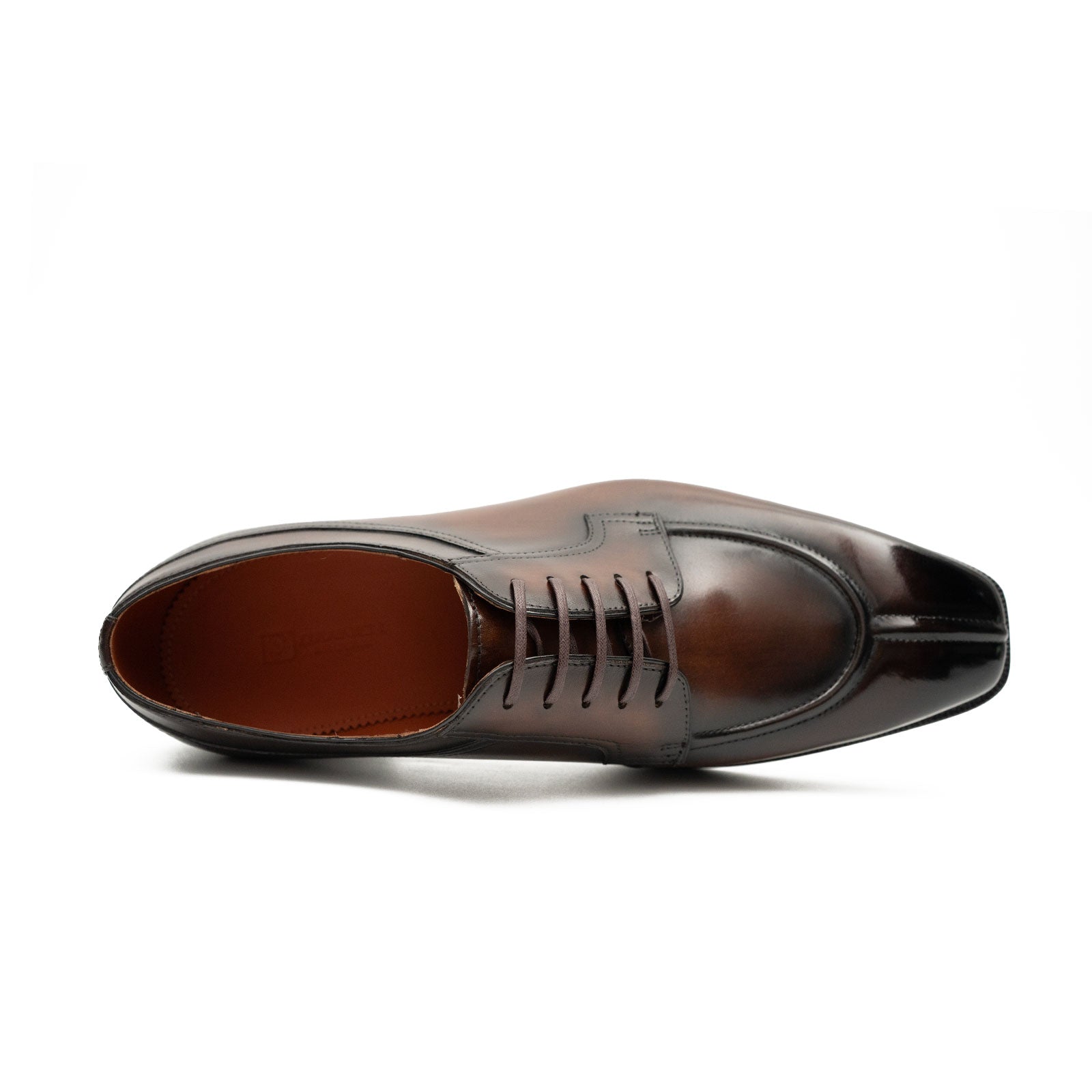 Patentleder Goodyear-Welt-Damenschuhe Braun