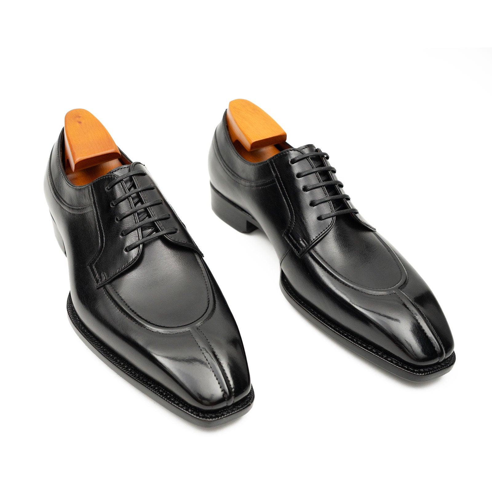 Patentleder Goodyear-Welt-Damenschuhe Braun