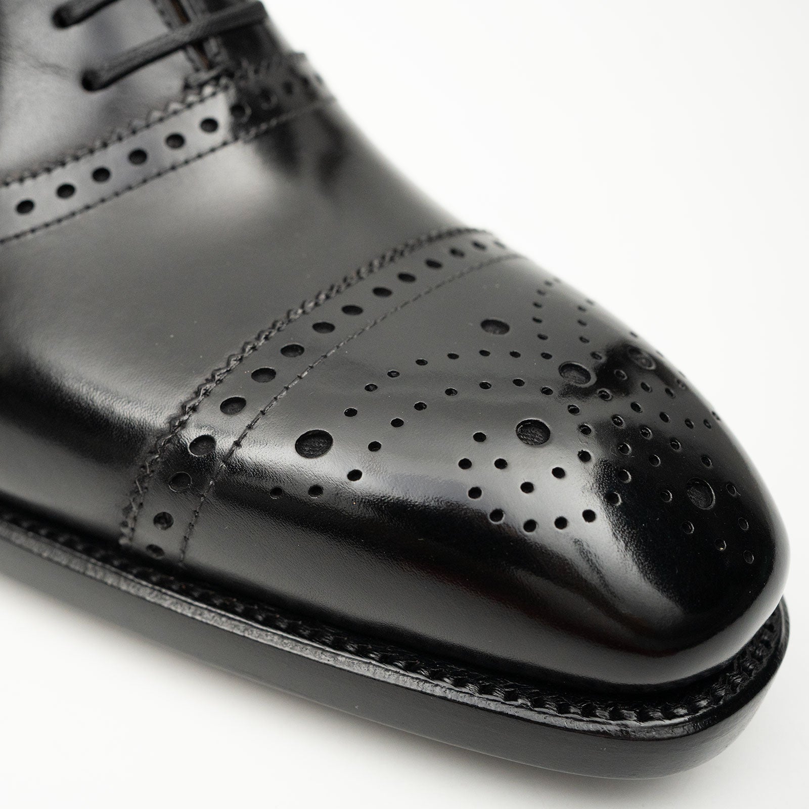 Patentleder Goodyear-Welt-Damenschuhe Braun