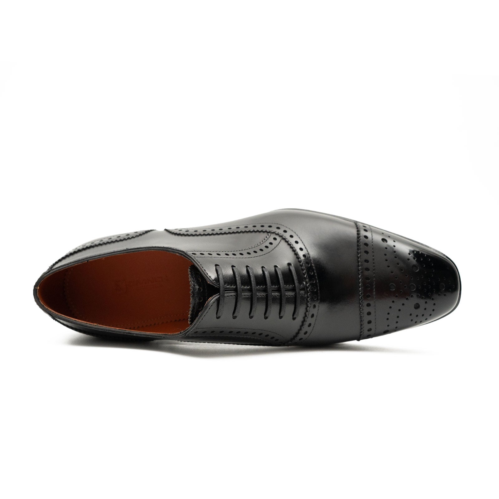 Patentleder Goodyear-Welt-Damenschuhe Braun