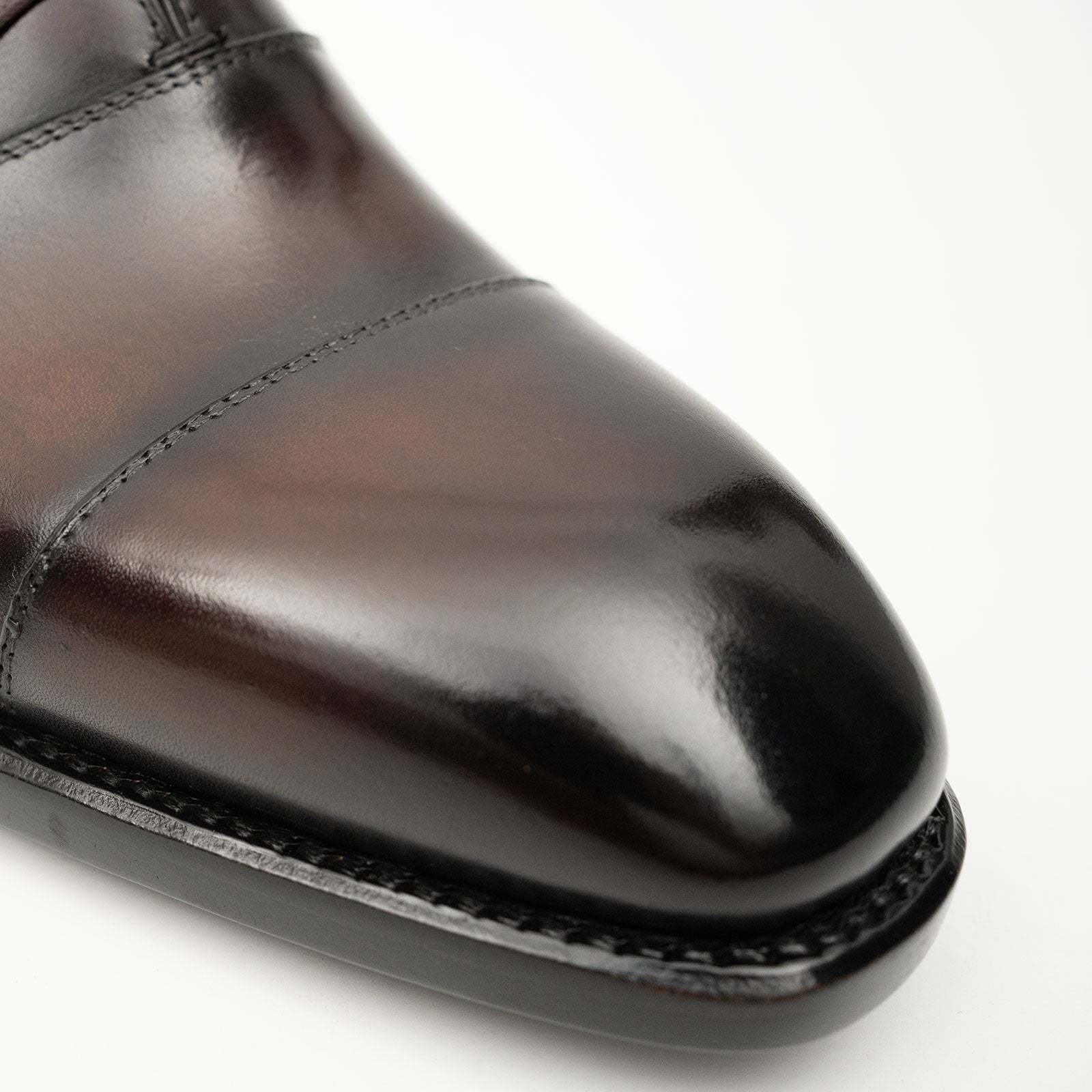 Patentleder Goodyear-Welt-Damenschuhe Braun