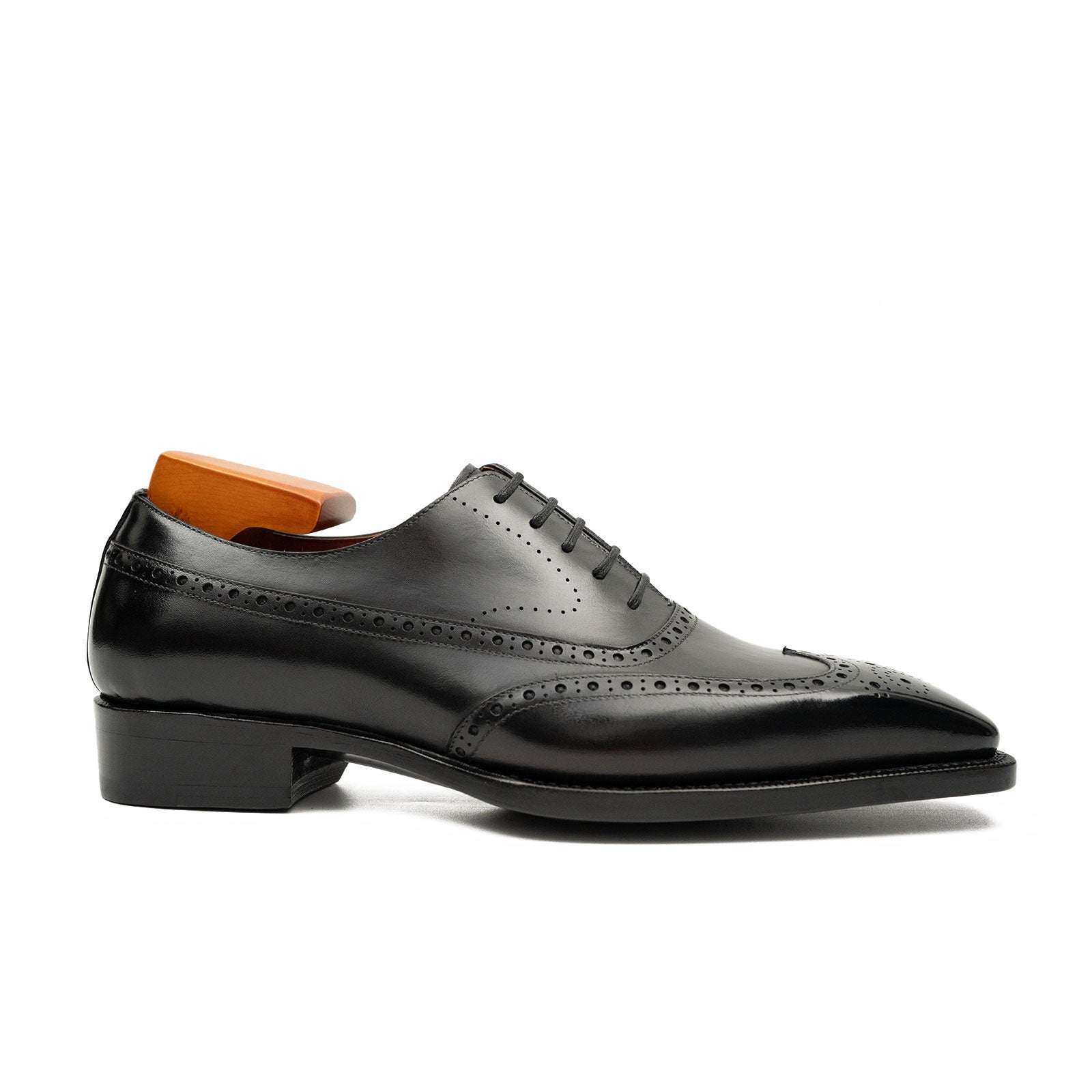 Patentleder Goodyear-Welt-Damenschuhe Braun