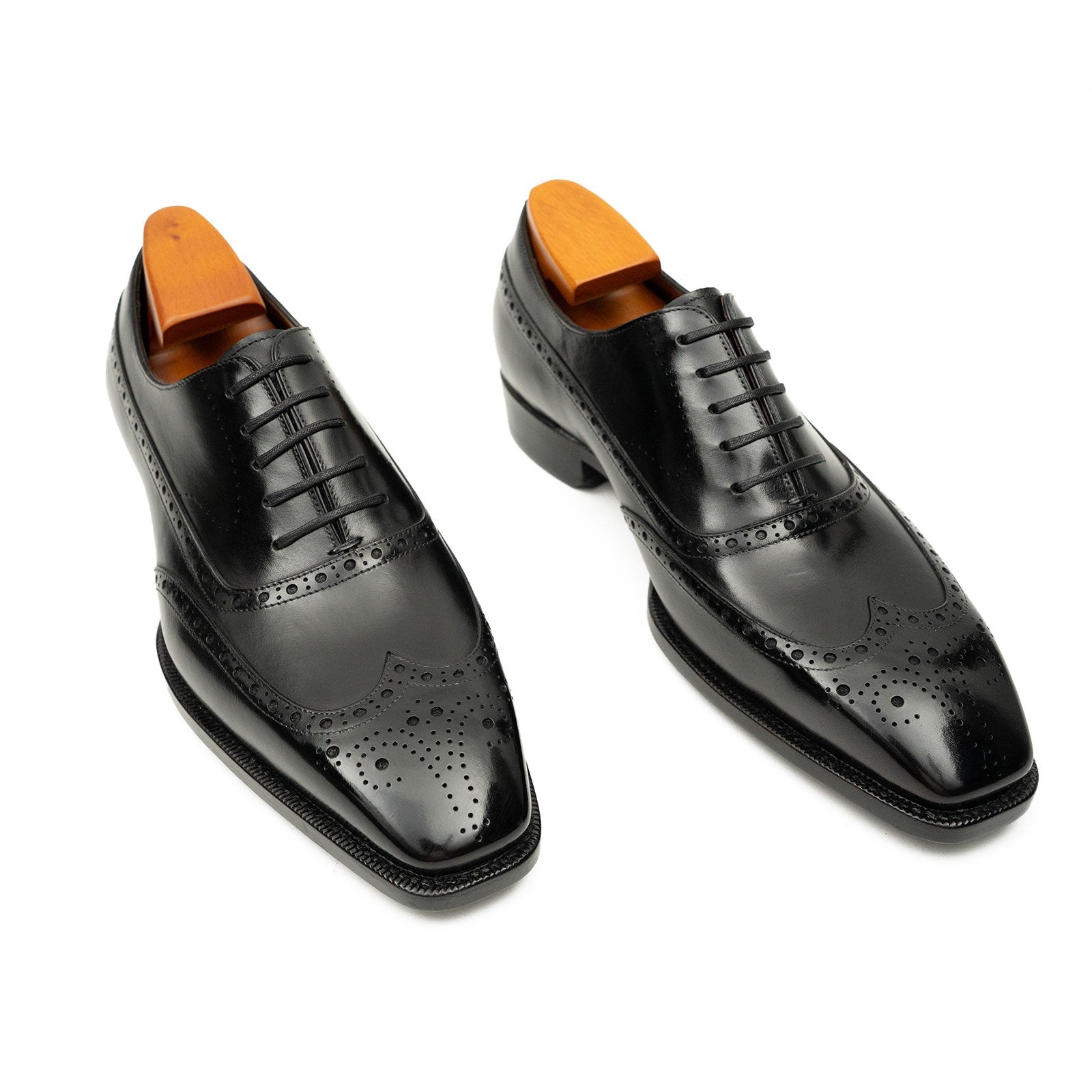 Patentleder Goodyear-Welt-Damenschuhe Braun