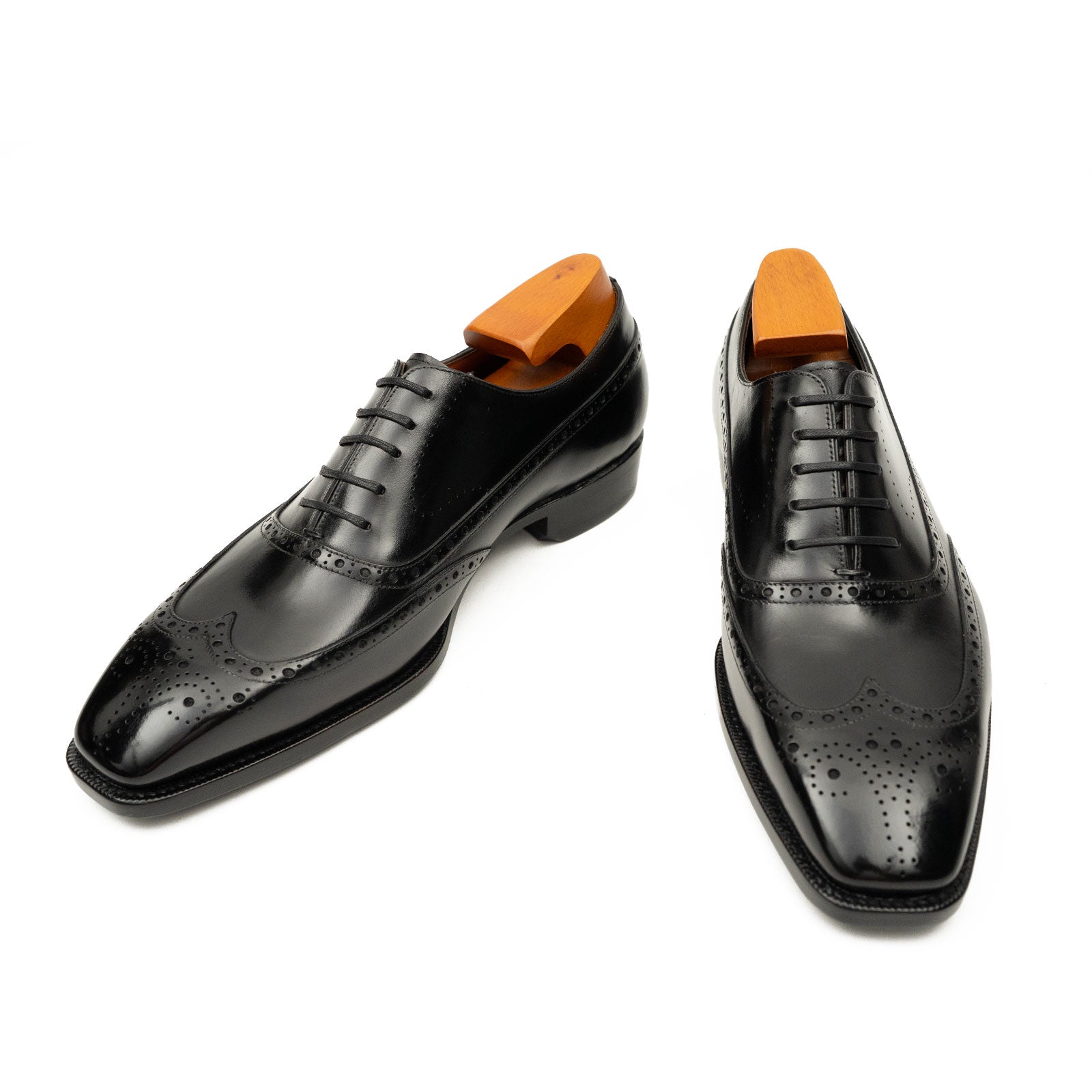 Patentleder Goodyear-Welt-Damenschuhe Braun