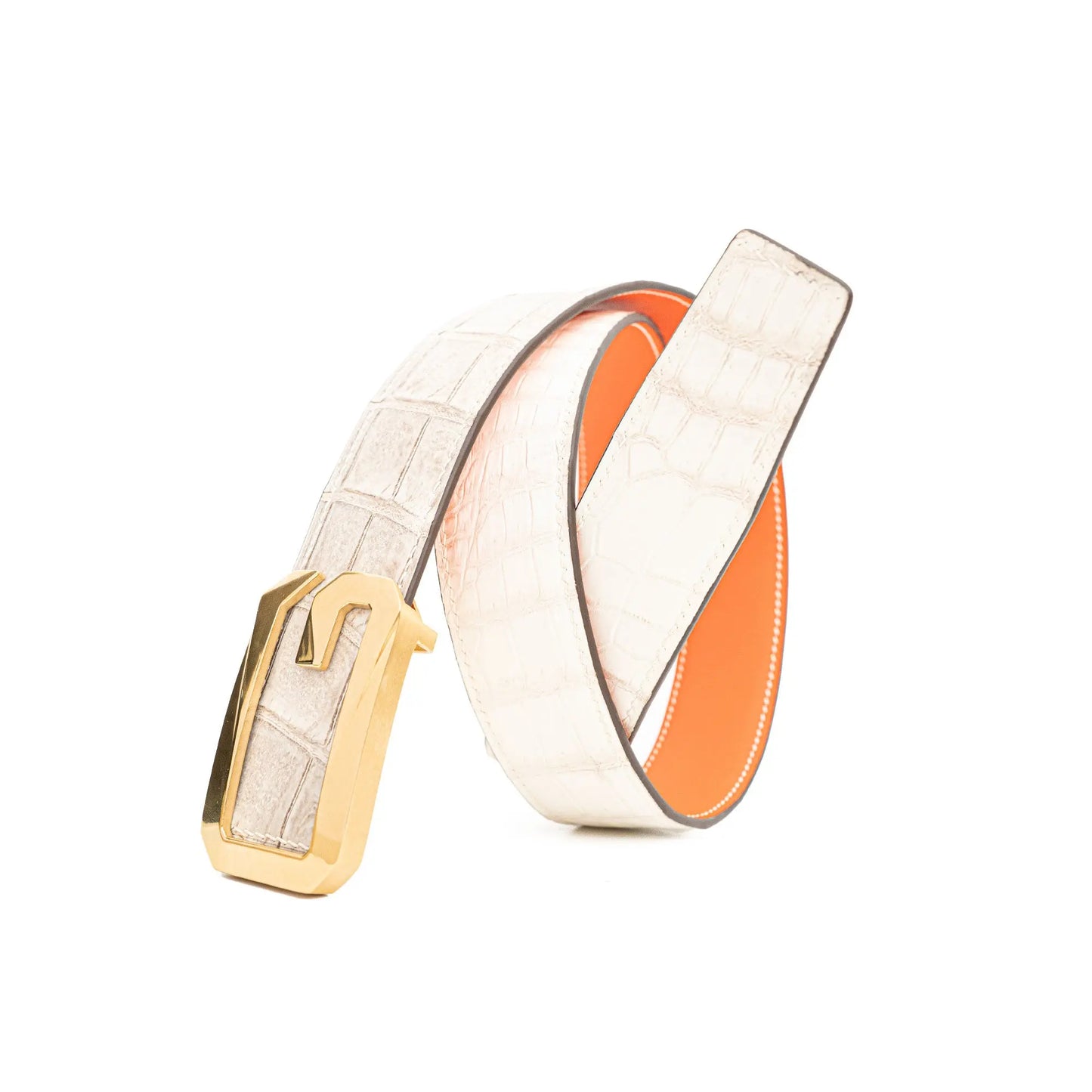 Handcrafted Alligator Leather Belts DVG09 Divinch