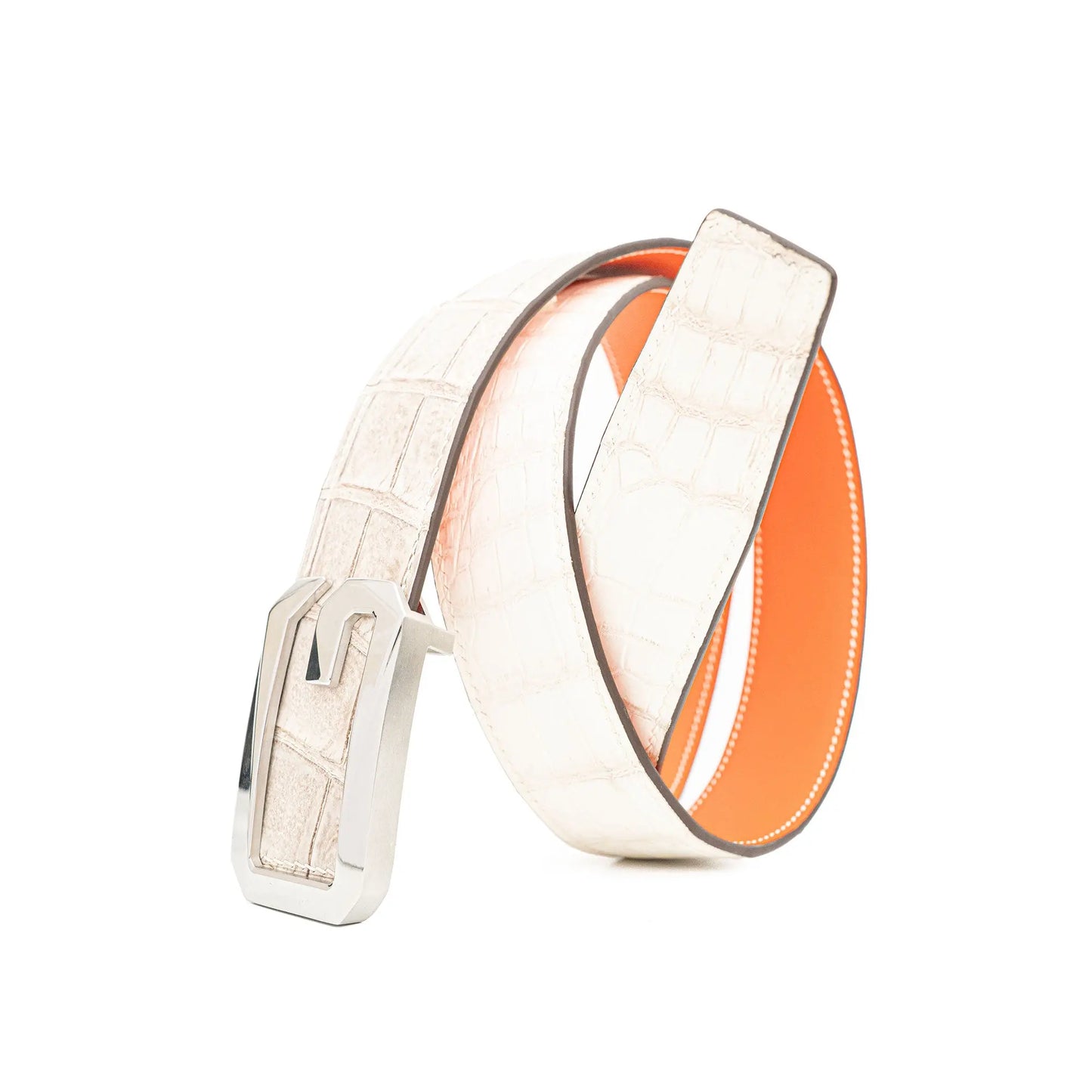 Handcrafted Alligator Leather Belts DVG09 Divinch