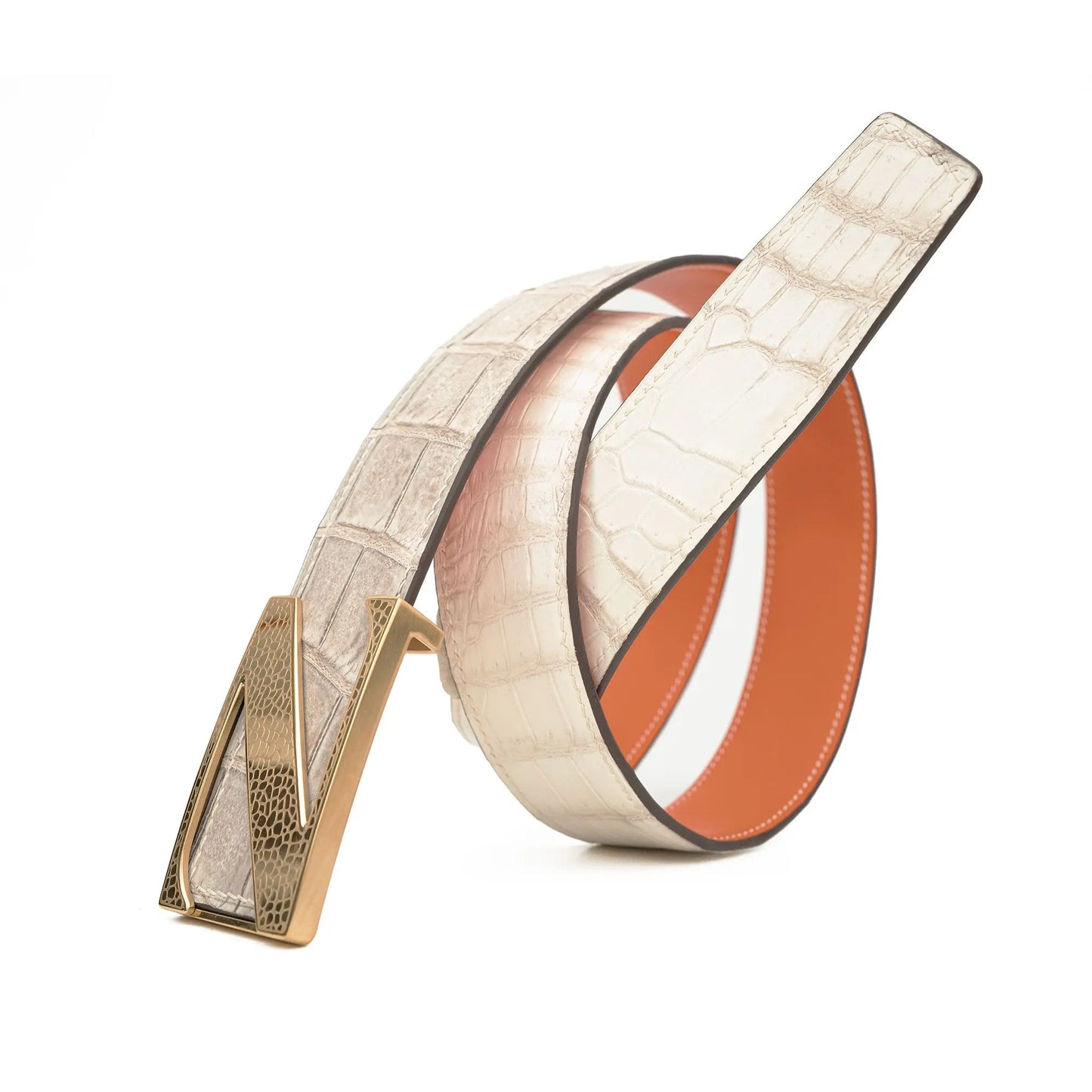 Handcrafted Alligator Leather Belts DVG140 Divinch