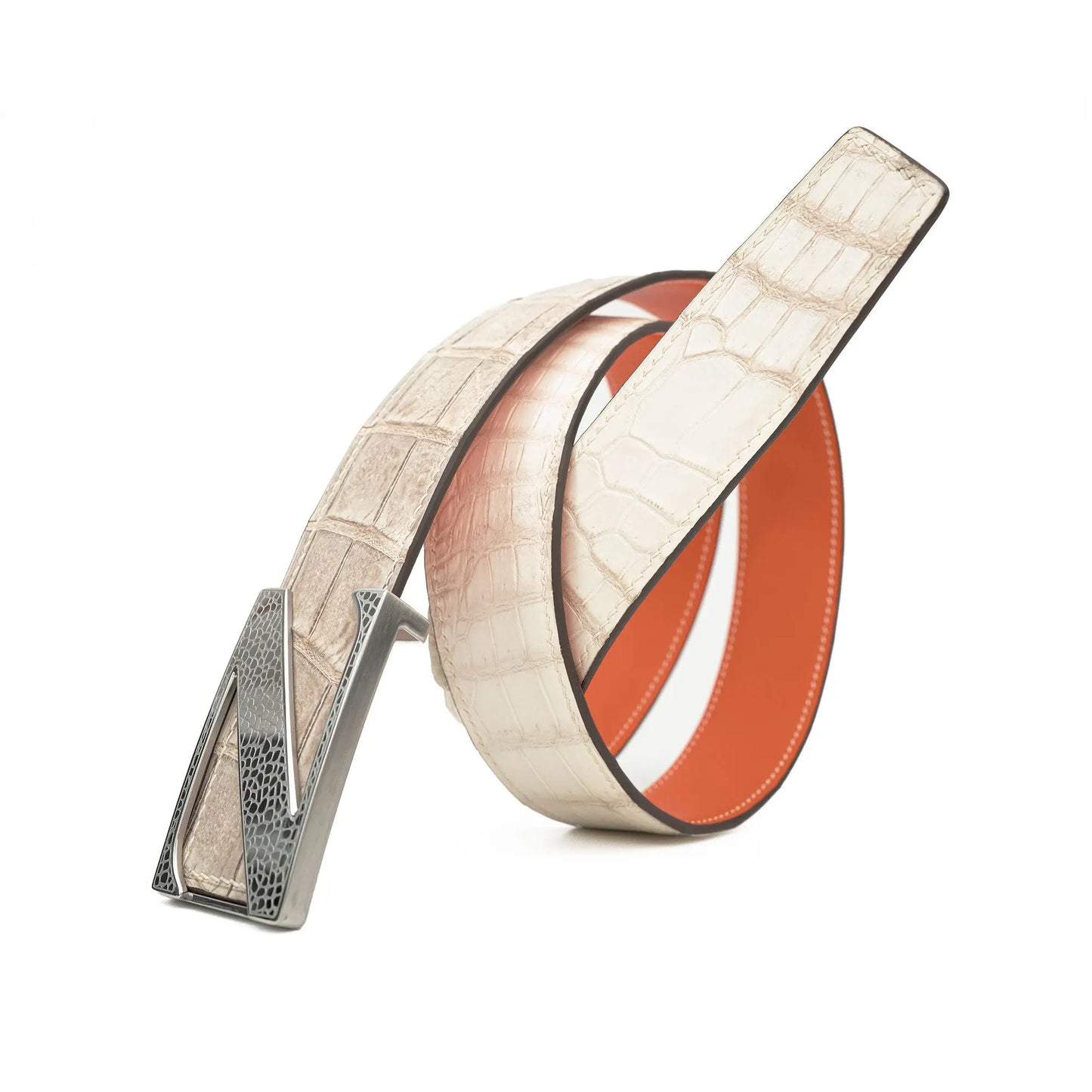 Handcrafted Alligator Leather Belts DVG140 Divinch