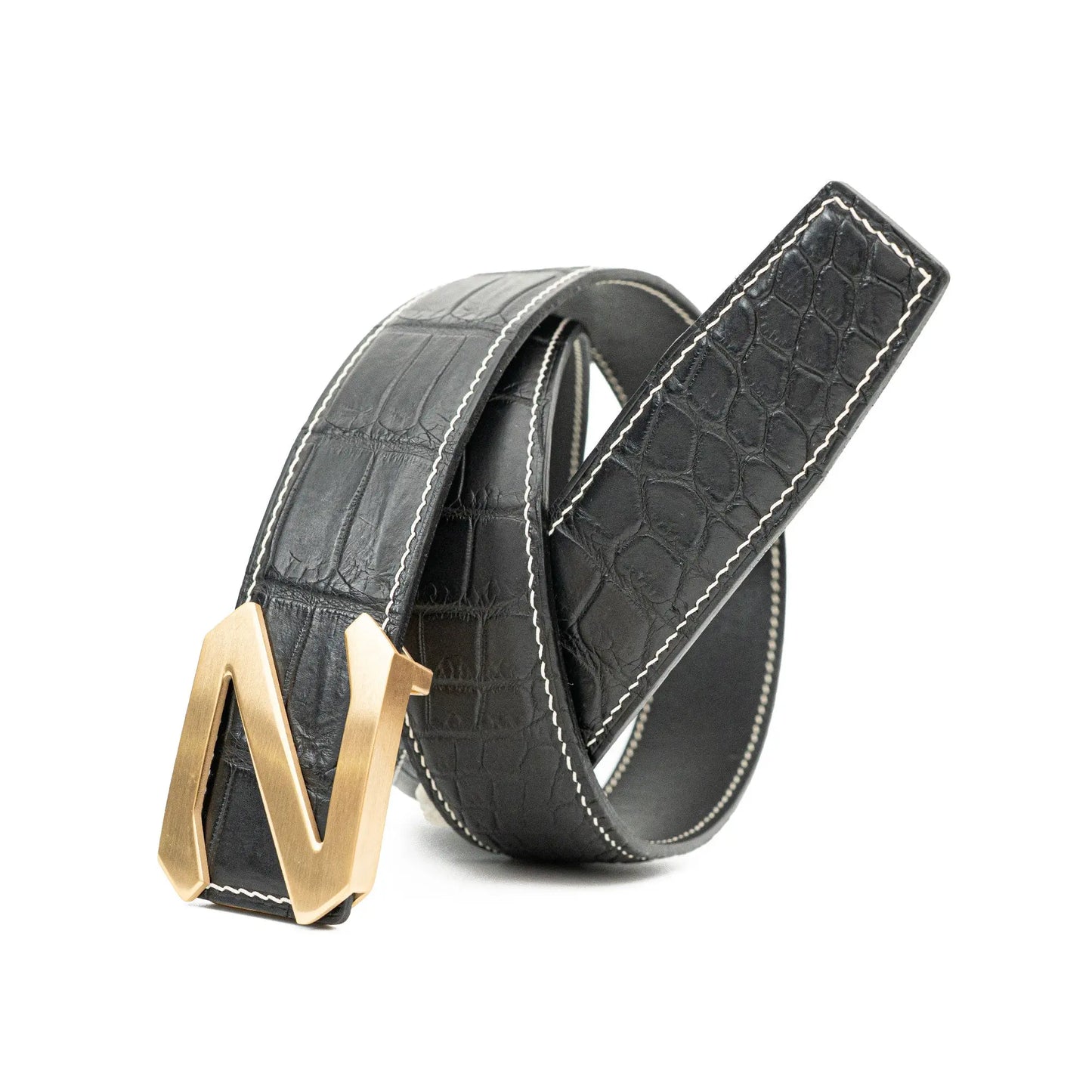 Handcrafted Alligator Leather Belts DVG181 Divinch