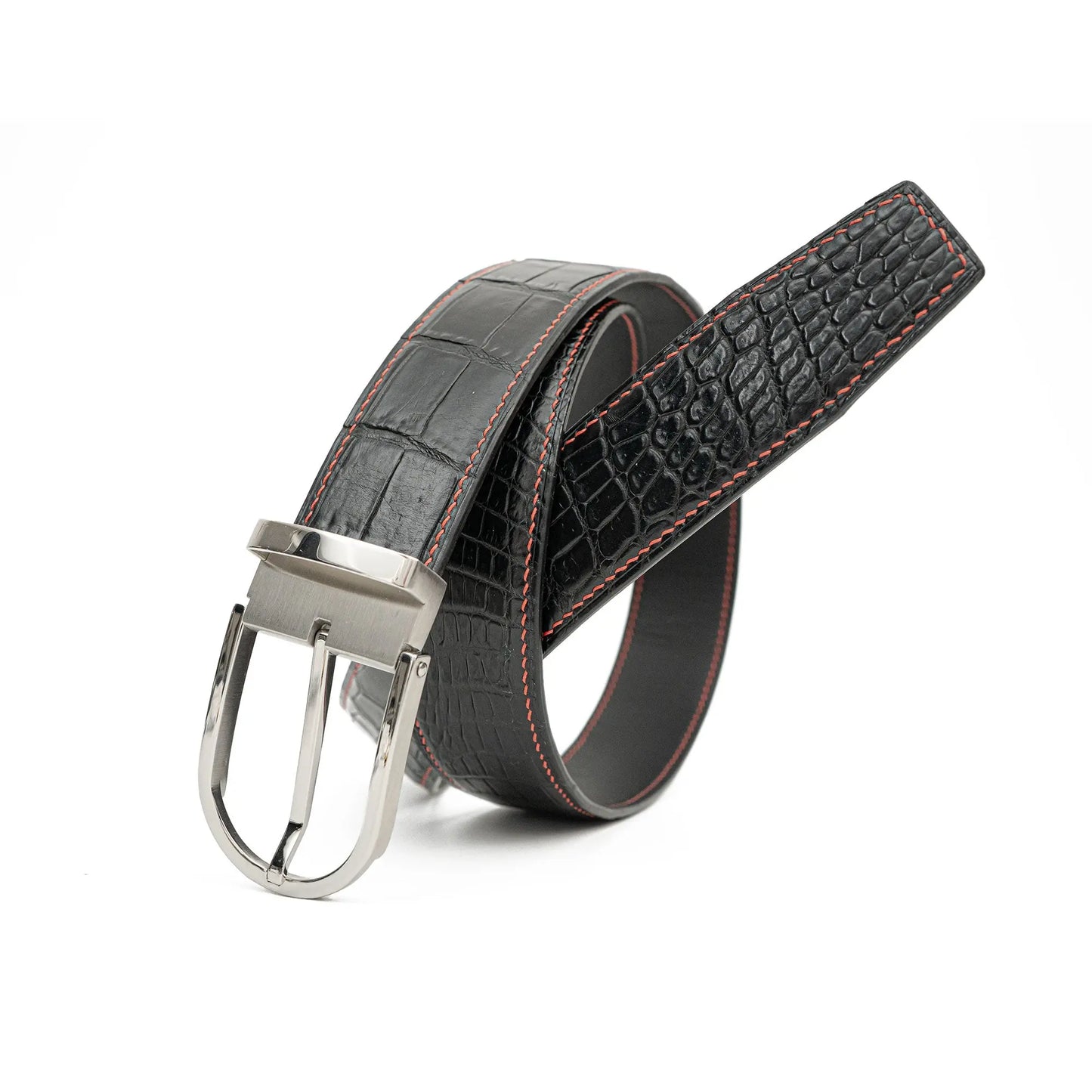 Handcrafted Alligator Leather Belts DVG3124 Divinch