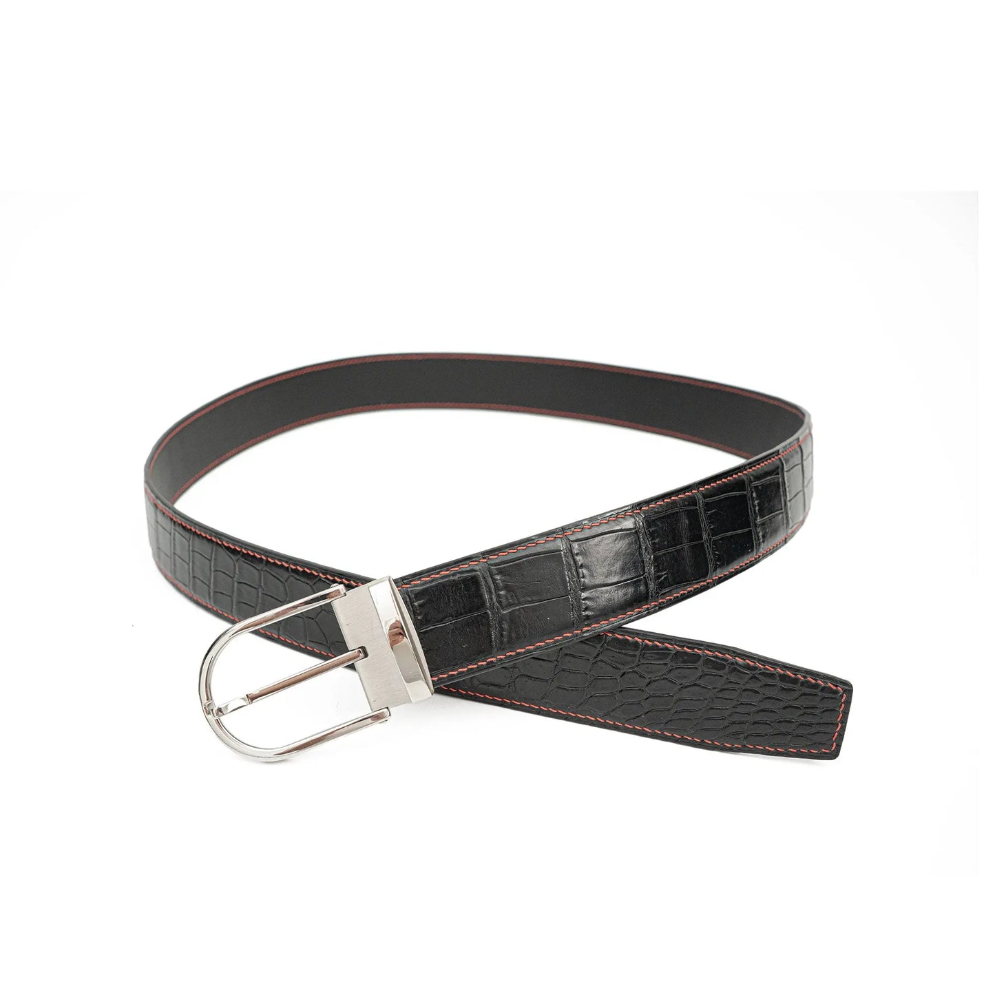 Handcrafted Alligator Leather Belts DVG3124 Divinch