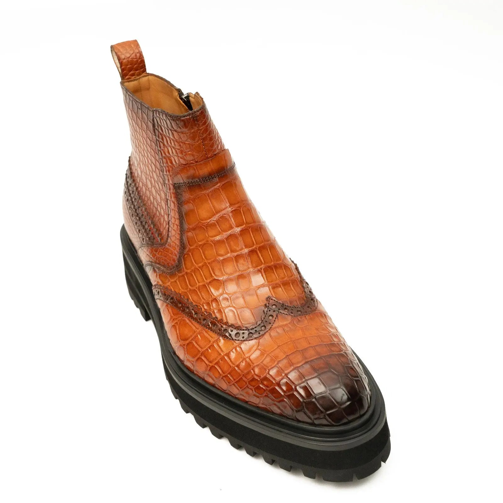 Handmade Nile Crocodile Chelsea Boots DIVINCH