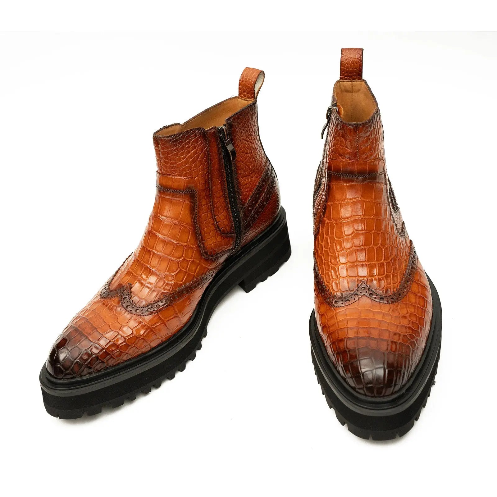 Handmade Nile Crocodile Chelsea Boots DIVINCH