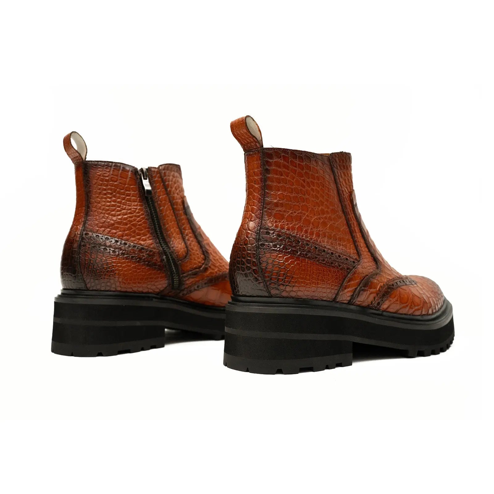Handmade Nile Crocodile Chelsea Boots DIVINCH
