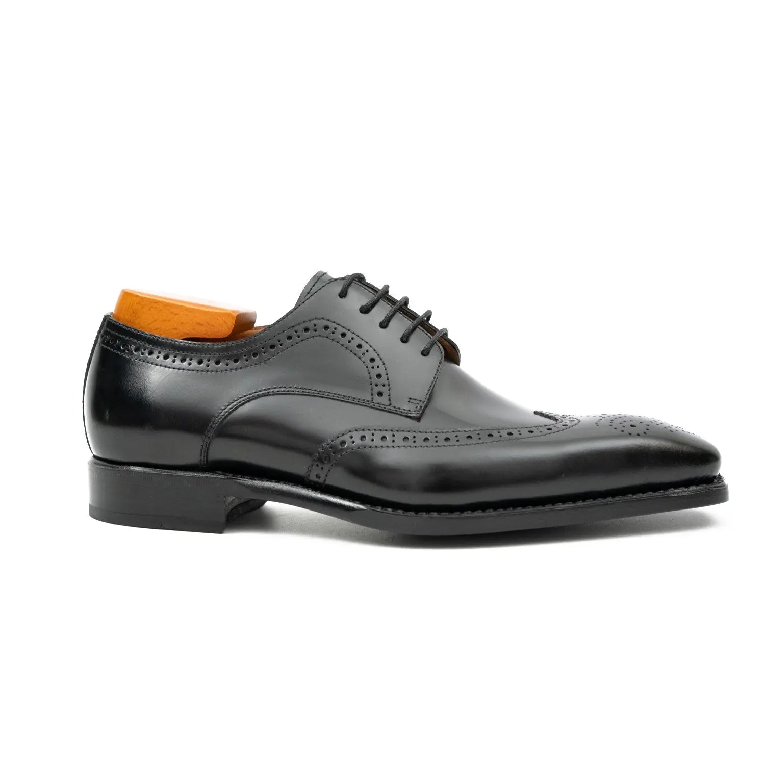 Men's Patent Leather Oxford Dress Shoes Goodyear Welted Tuxedo Black