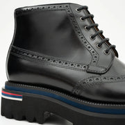 Side - Zipper Martin Boots 3016B Black DIVINCH