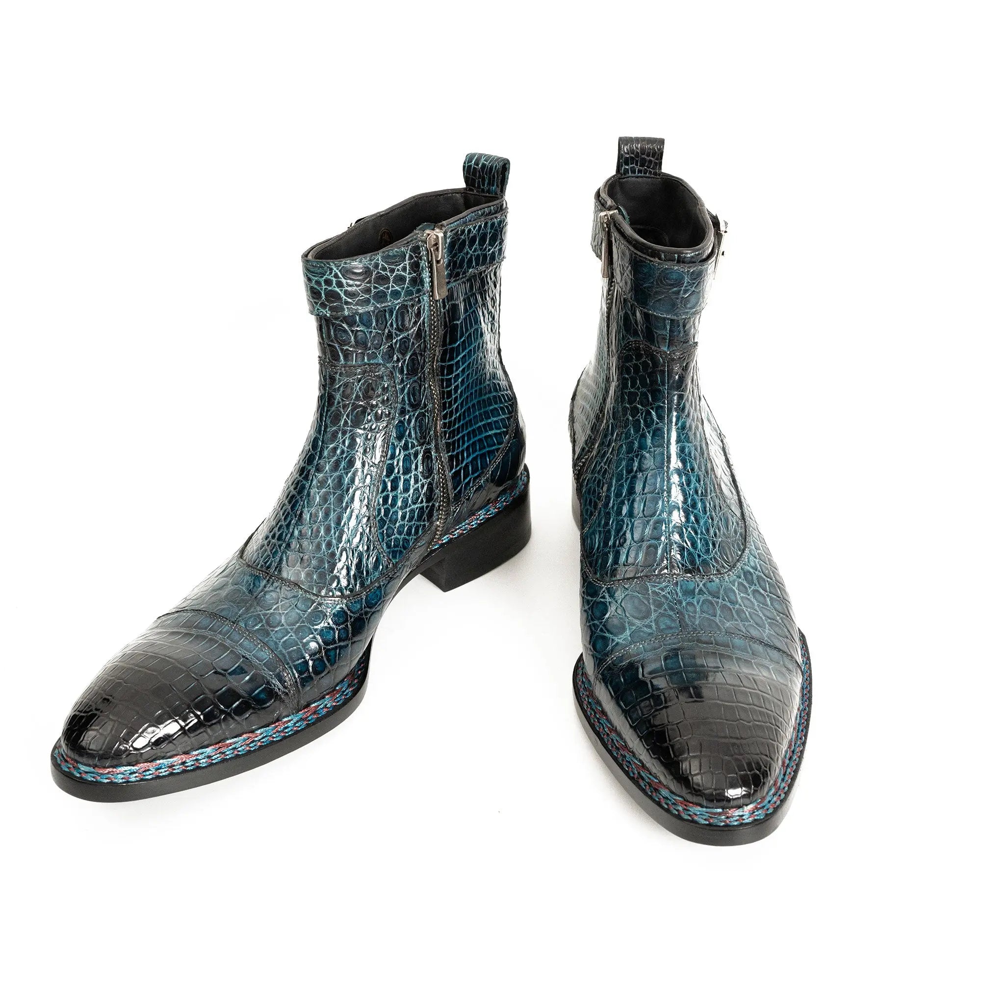 Teal Alligator Chelsea Boot DIVINCH