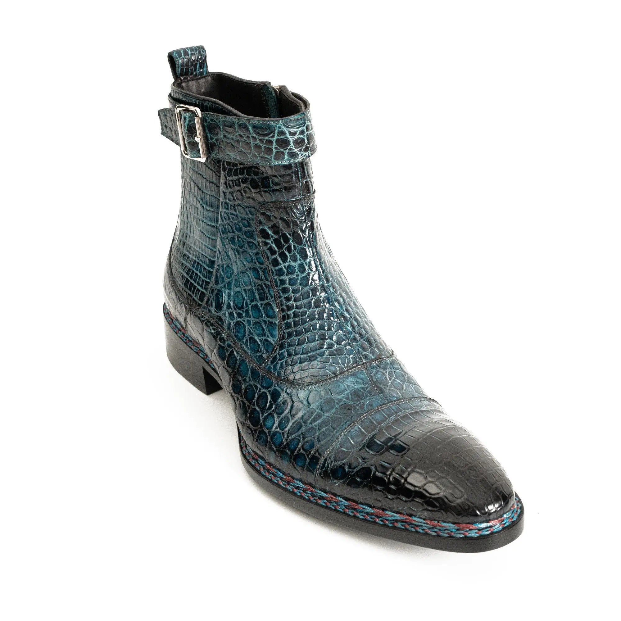 Teal Alligator Chelsea Boot DIVINCH