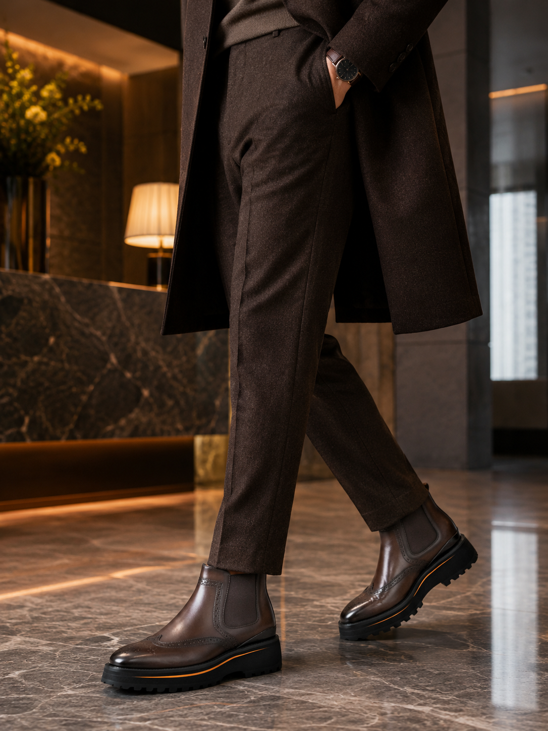 Evening styling with 