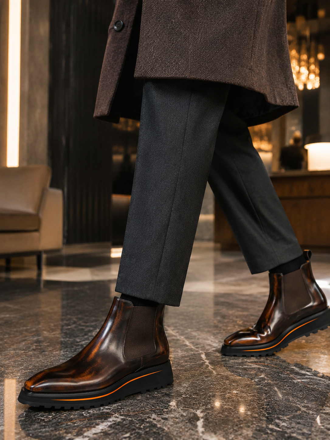 Evening styling with 