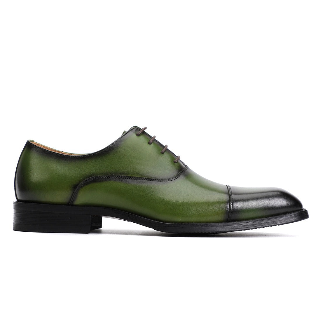 Triple joint oxford shoes D20613 Green - Divinch