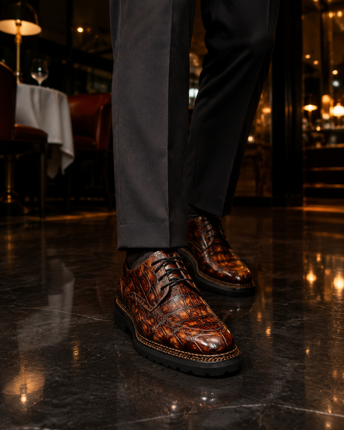 Evening styling with 