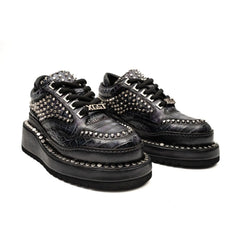 Studded Midnight Platform Sneaker