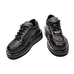 Studded Midnight Platform Sneaker
