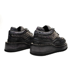 Studded Midnight Platform Sneaker