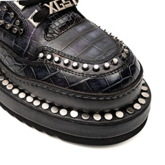 Studded Midnight Platform Sneaker
