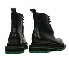 Black Blue Green Platform Boot DIVINCH
