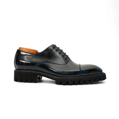 Black Blue  Lug-Sole Oxford DIVINCH