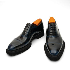 Black Blue  Lug-Sole Oxford DIVINCH