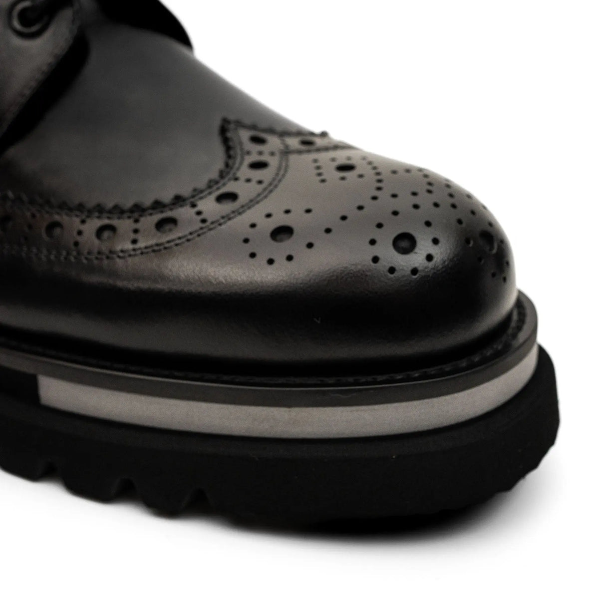 Black Brogue Lug-Sole Derby DIVINCH