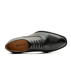Black Calf Lug-Sole Oxford DIVINCH