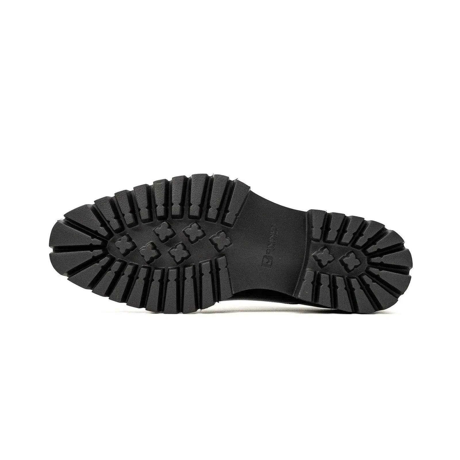 Black Calf Lug-Sole Oxford DIVINCH