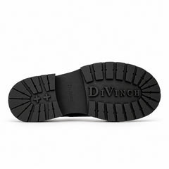 DIVINCH 6501B black calfskin cap-toe Derby shoes - 08 outsole