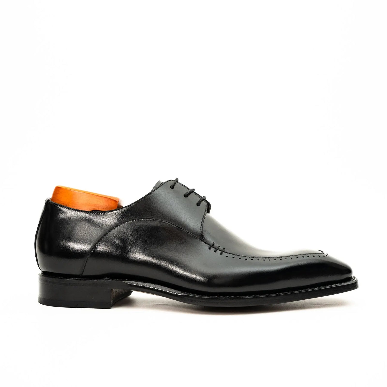 Black Chiseled Goodyear Oxford Shoe DIVINCH