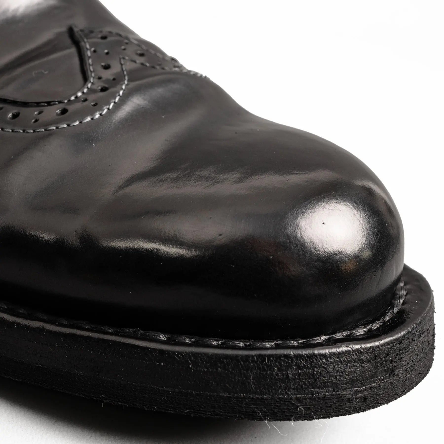 Black Horsehide Slip-On Loafers