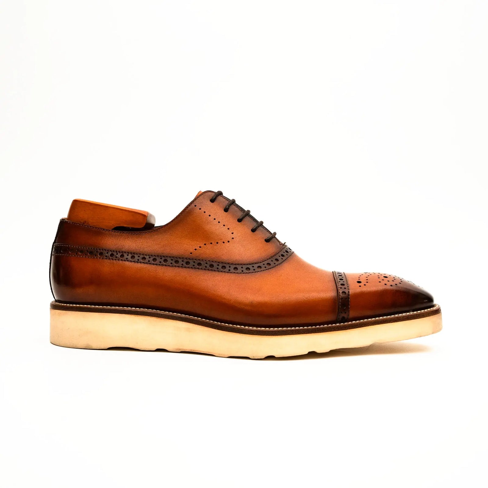 Black Crocodile-Textured Oxford DIVINCH