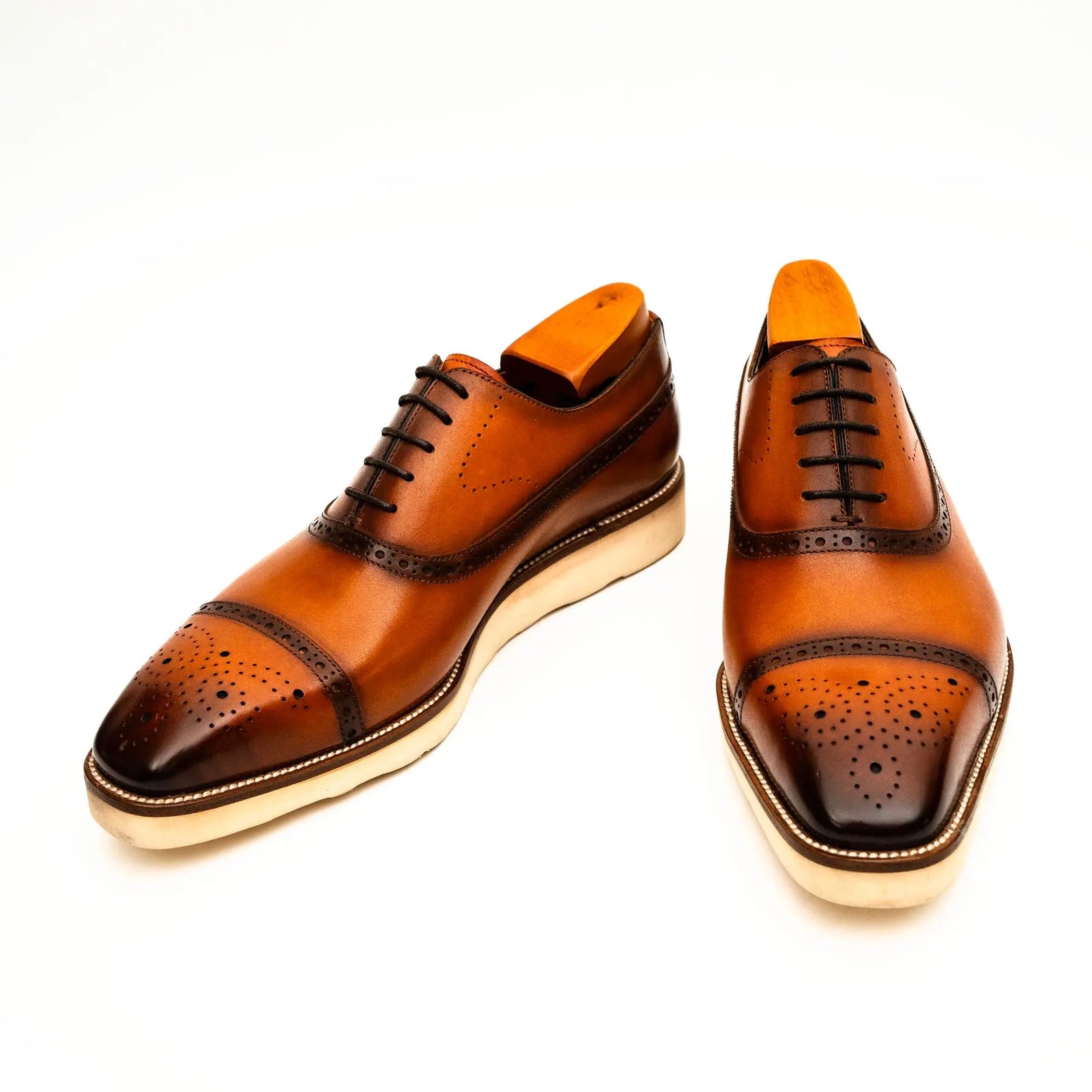 Black Crocodile-Textured Oxford DIVINCH