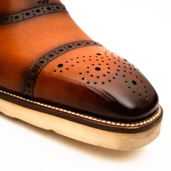 Black Crocodile-Textured Oxford DIVINCH